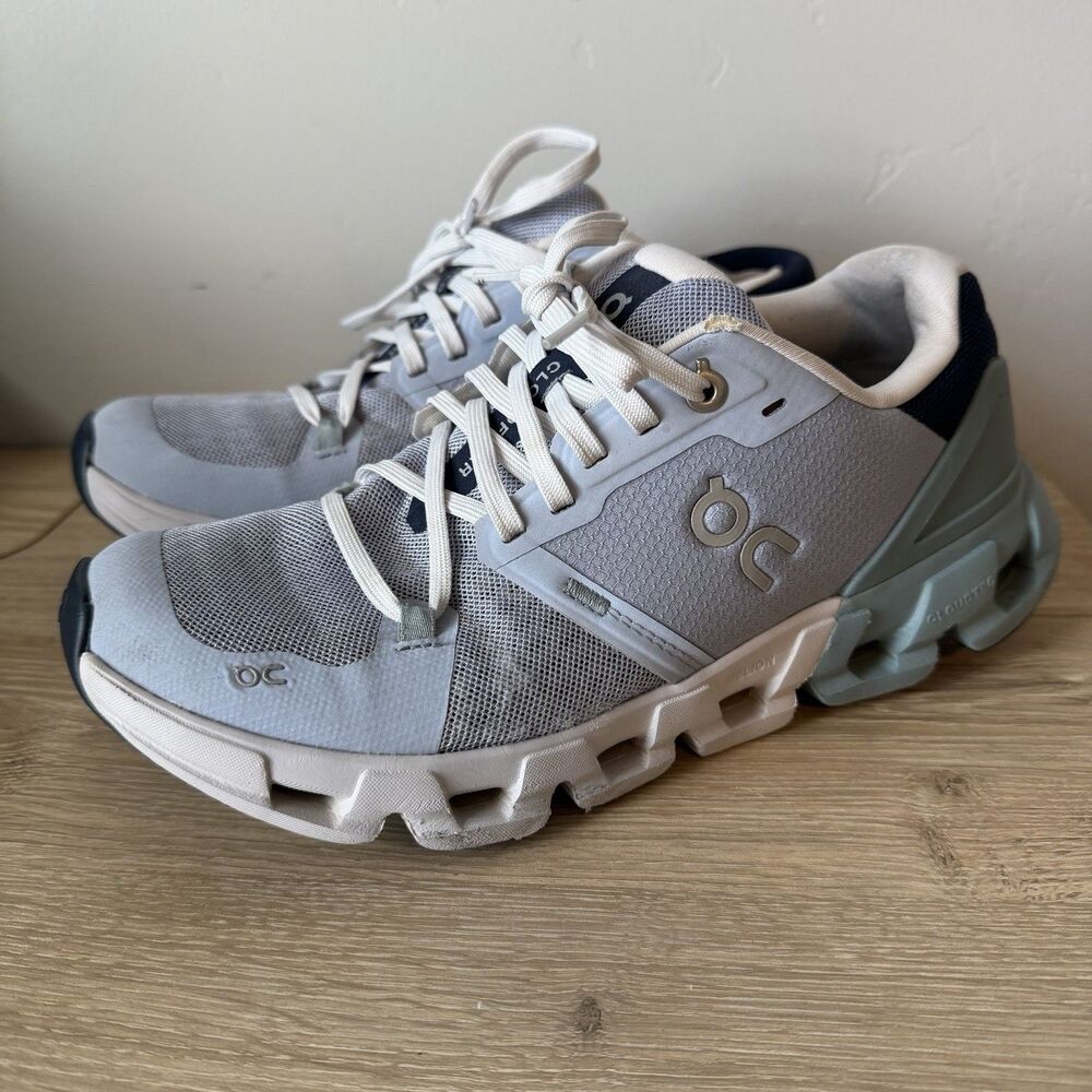 On Cloudflyer 4.0 Nimbus Cobble Blue Grey Running Shoes Sneakers Women Size 7.5